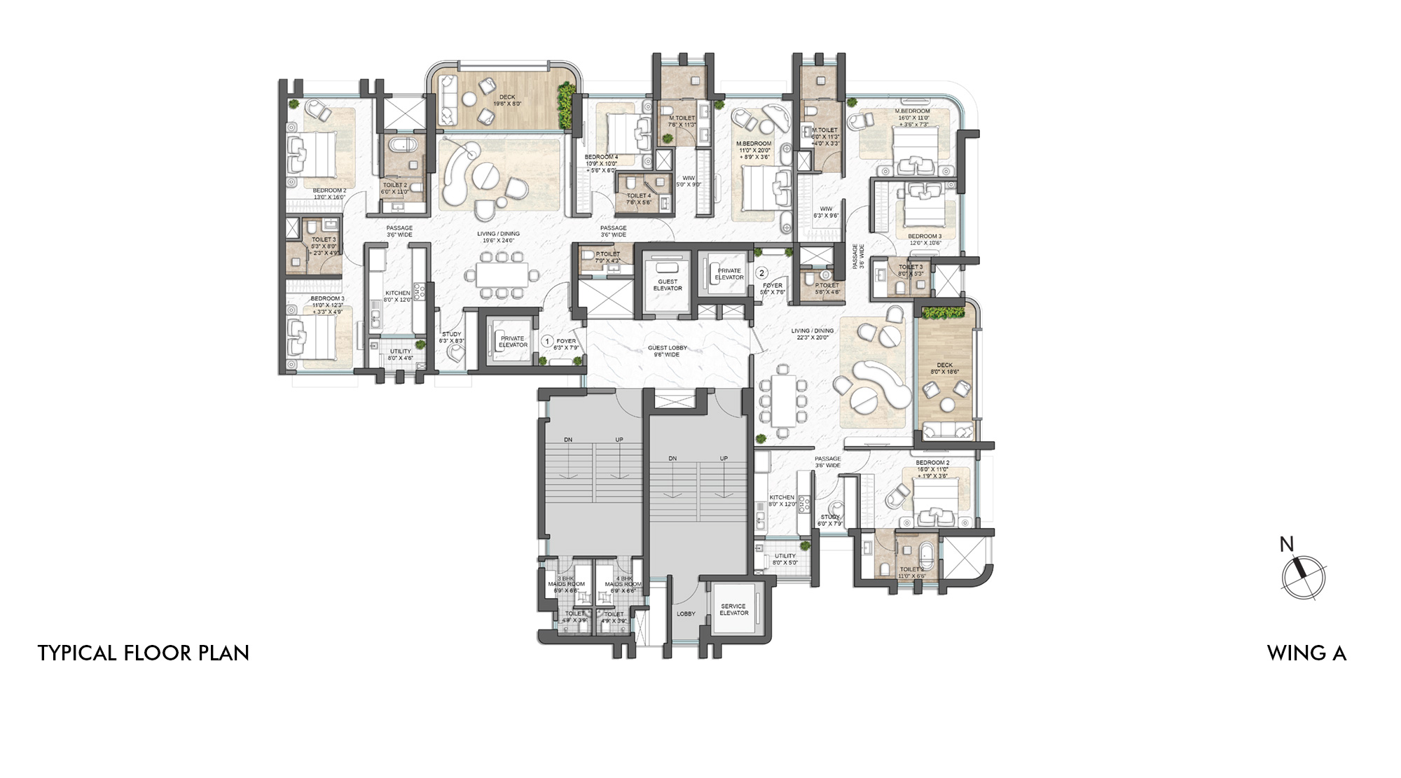 lodha-vero-matunga-typical-floor-plan-wing-a