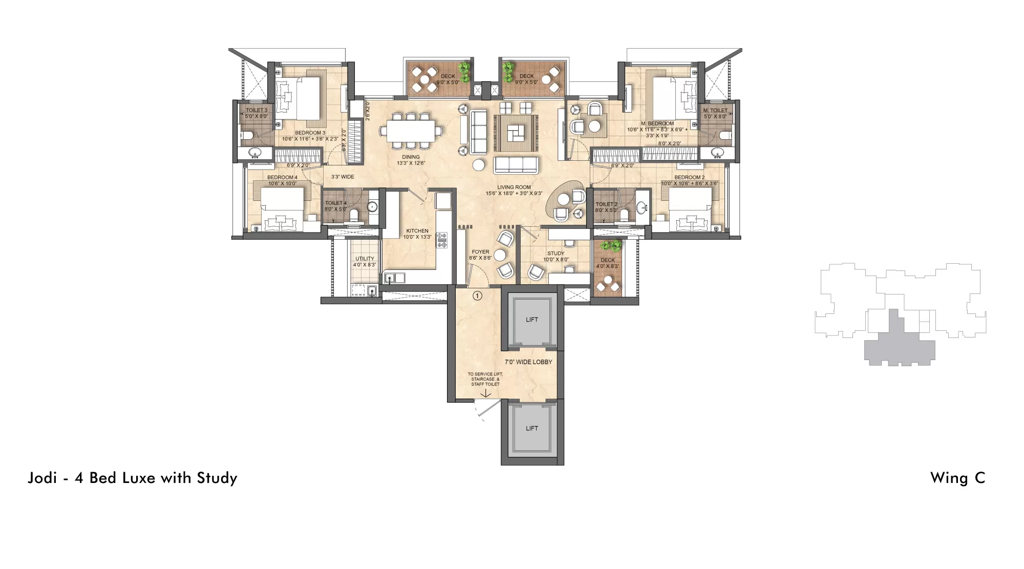 Lodha-Bellevue-Mahalaxmi-4-bhk-floor-plan