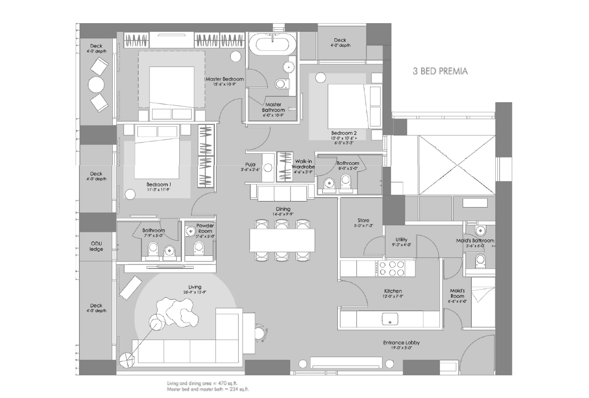 Lodha-Evoq-new-cuffe-parade-wadala-3-Bhk-premia-Floor-plan