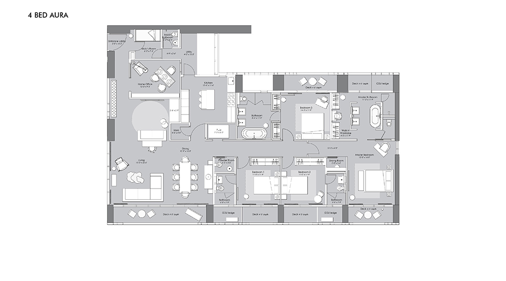 Lodha-Evoq-new-cuffe-parade-wadala-4-Bhk-Aura-Floor-plan