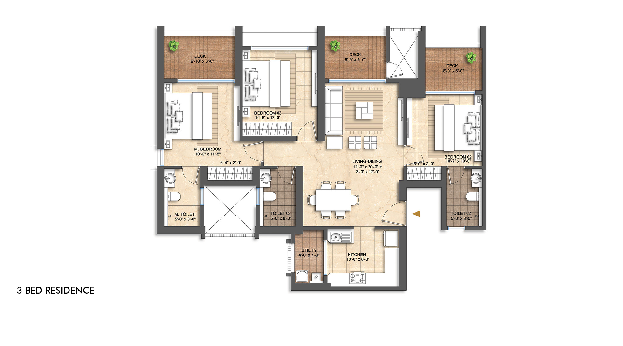 lodha-aura-new-cuffe-parade-wadala-3bhk-floor-plan-b-wing