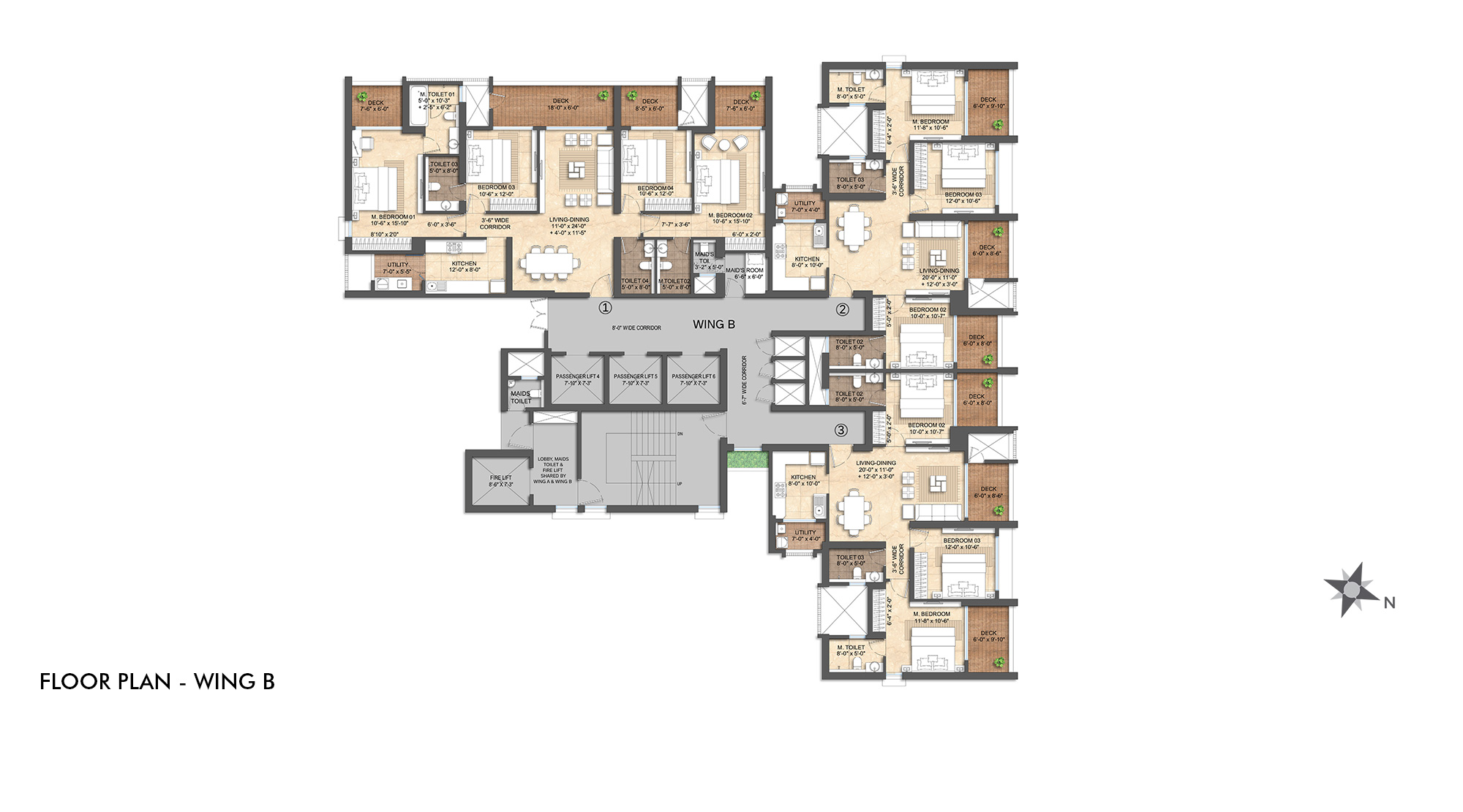 lodha-aura-new-cuffe-parade-wadala-floor-plan-b-wing