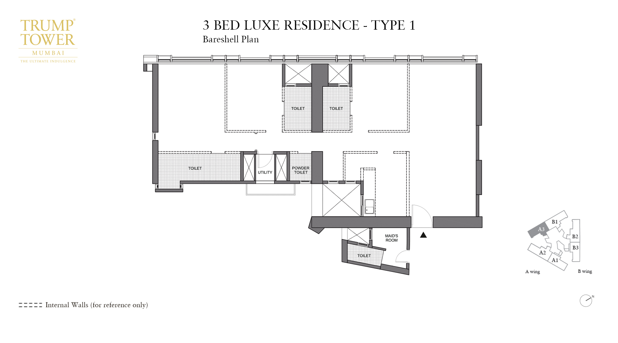 lodha-trump-tower-3bhk-luxe-residence-bareshell-plan-type1