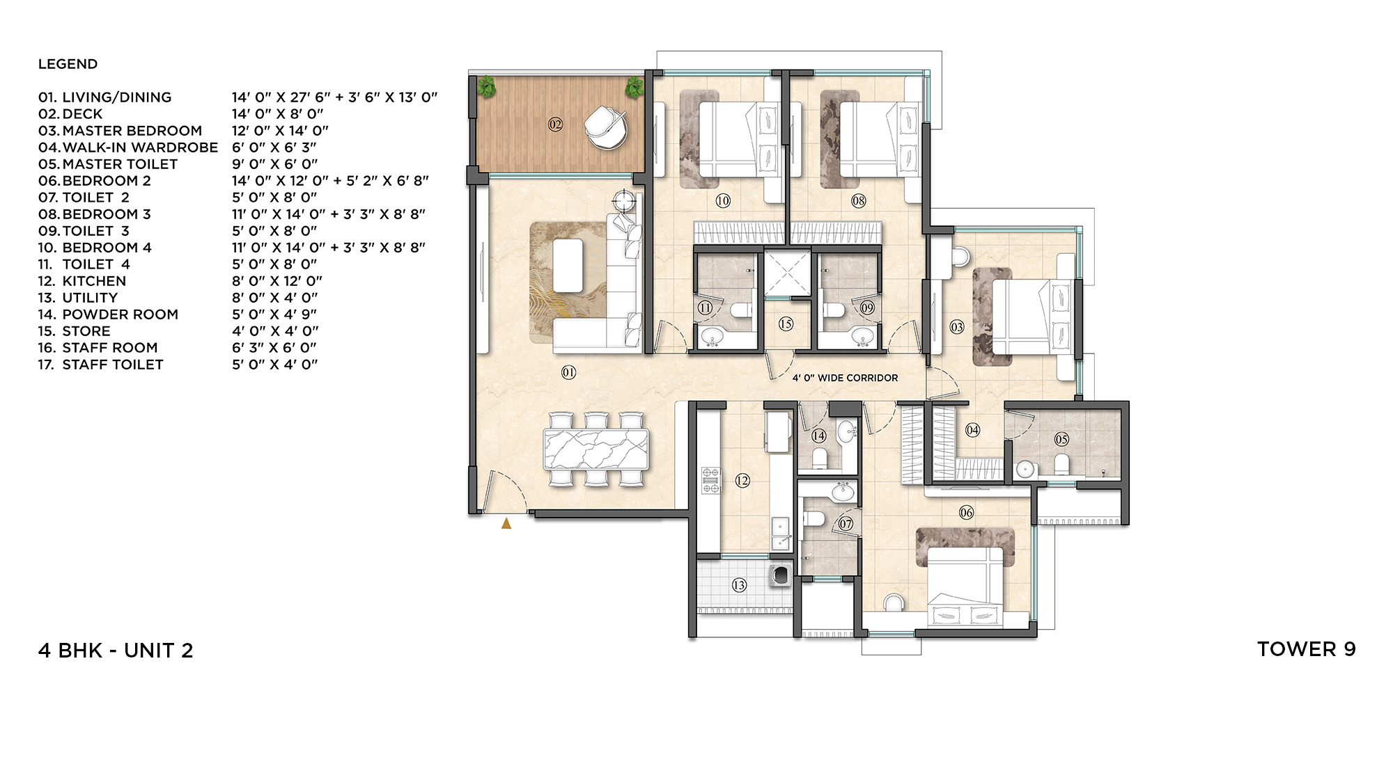 lodha-woods-kandivali-4bhk-Floor-Plan