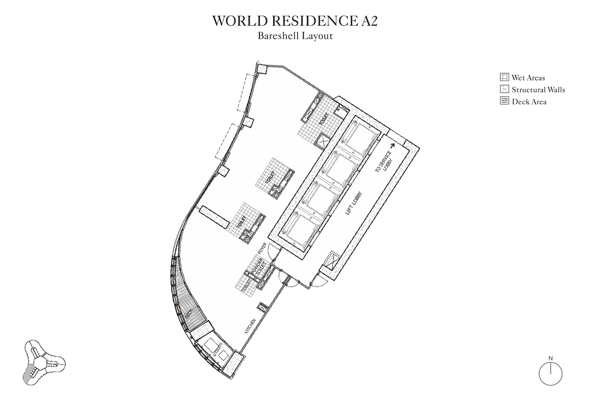 lodha-world-view-3-bhk-A2-unit-plan