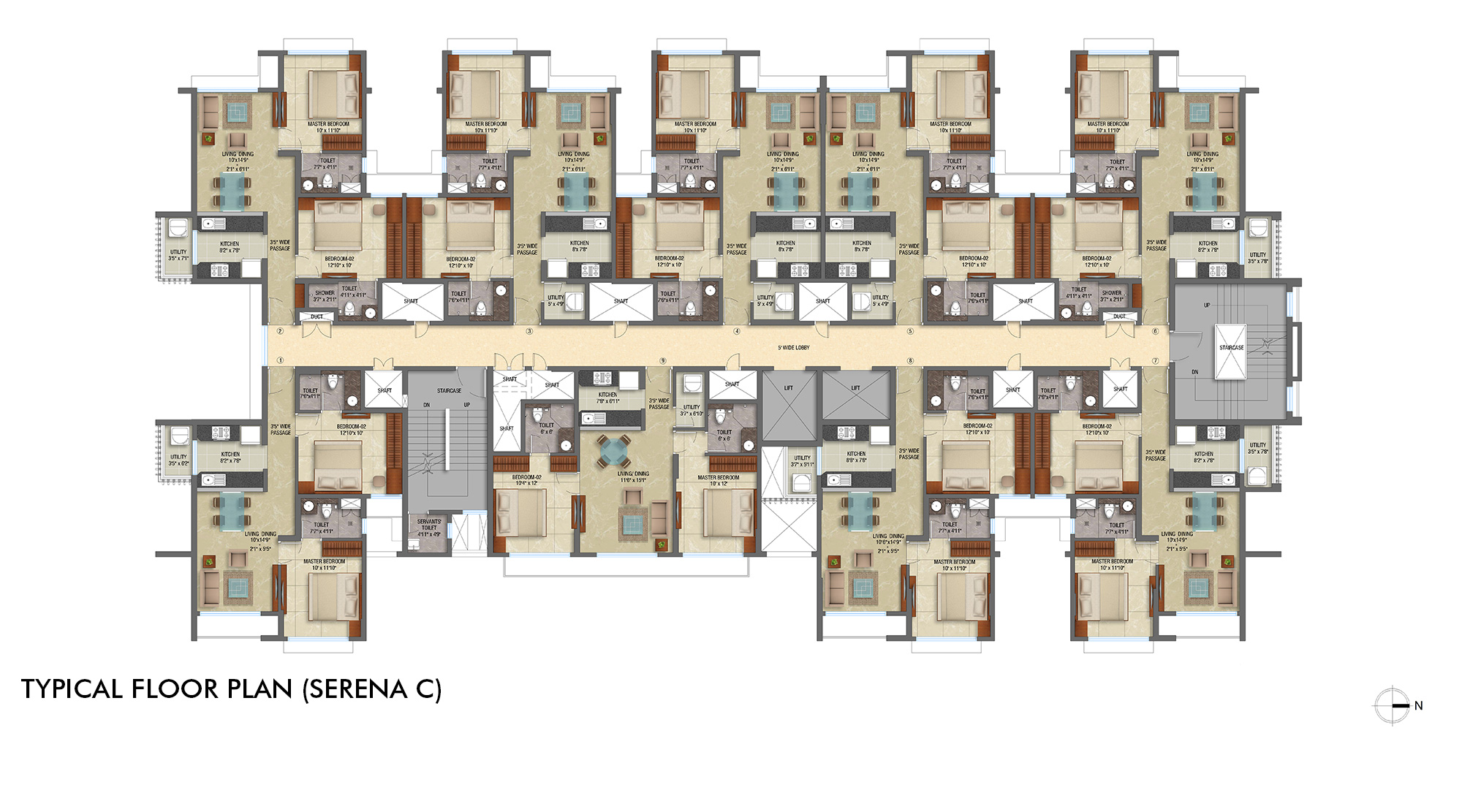 Lodha-Eternis-Andheri-Typical-Floor-Plan-SerenaC