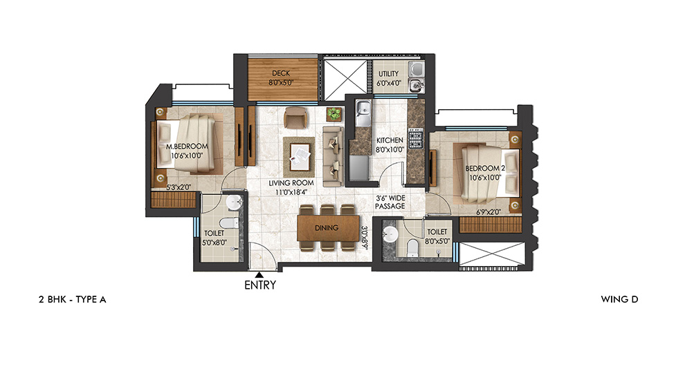 Lodha-Regalia-Mulund-2Bhk-TypeA-Floor-Plan