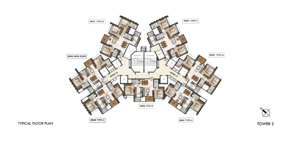 Lodha-Regalia-Mulund-Tower2-Typical-Floor-Plan