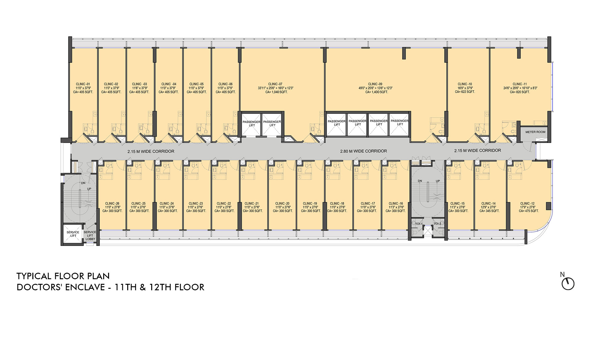 Lodha-Signet-Matunga-Mumbai-Typical-Floor-Plan-11TH-and-12TH-Floor-Doctors-Enclave