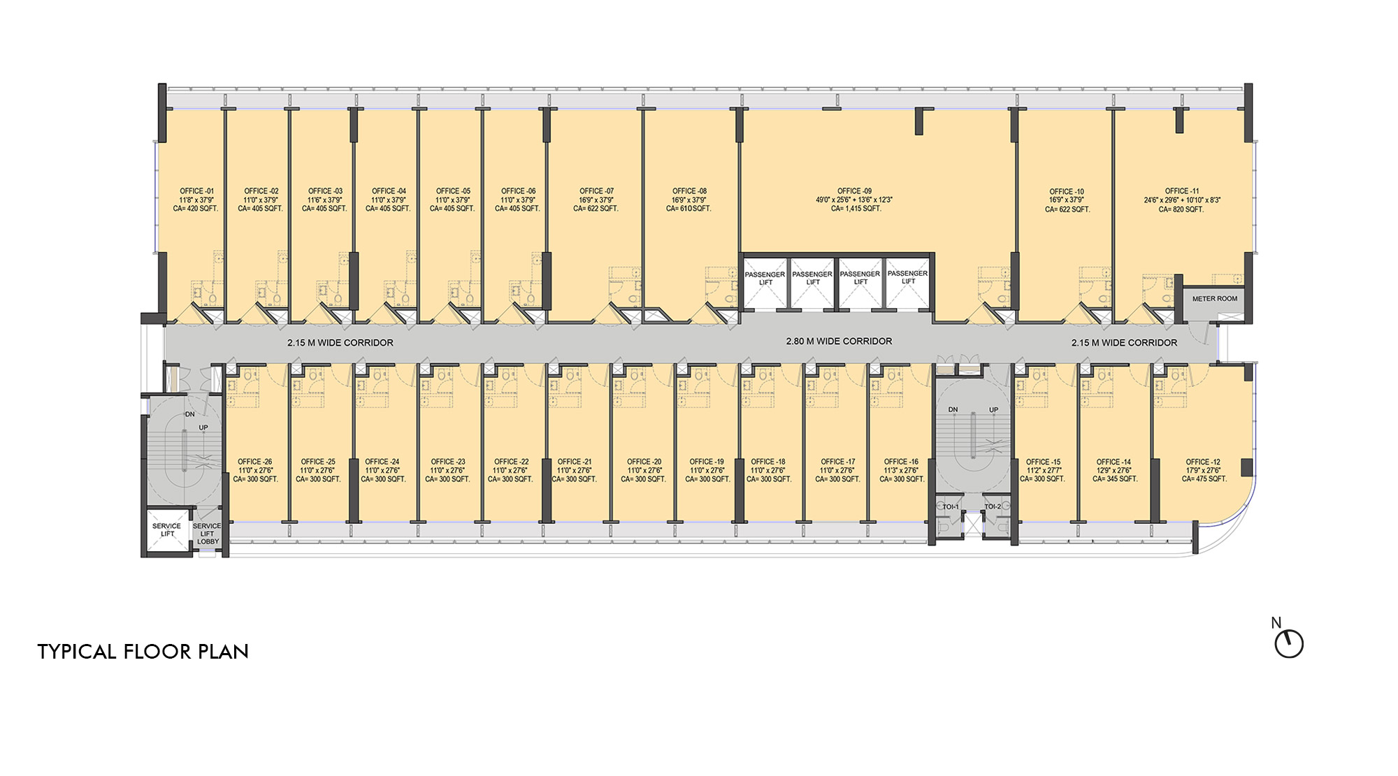 Lodha-Signet-Matunga-Mumbai-Typical-Floor-Plan-Commercial-Offices